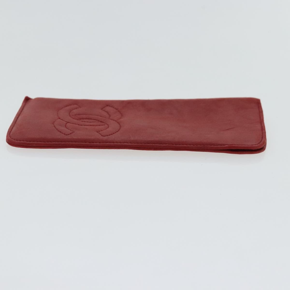 Chanel Red Leather Wallet (Pre-Owned) Size ONE SIZE - 14 Thumbnail