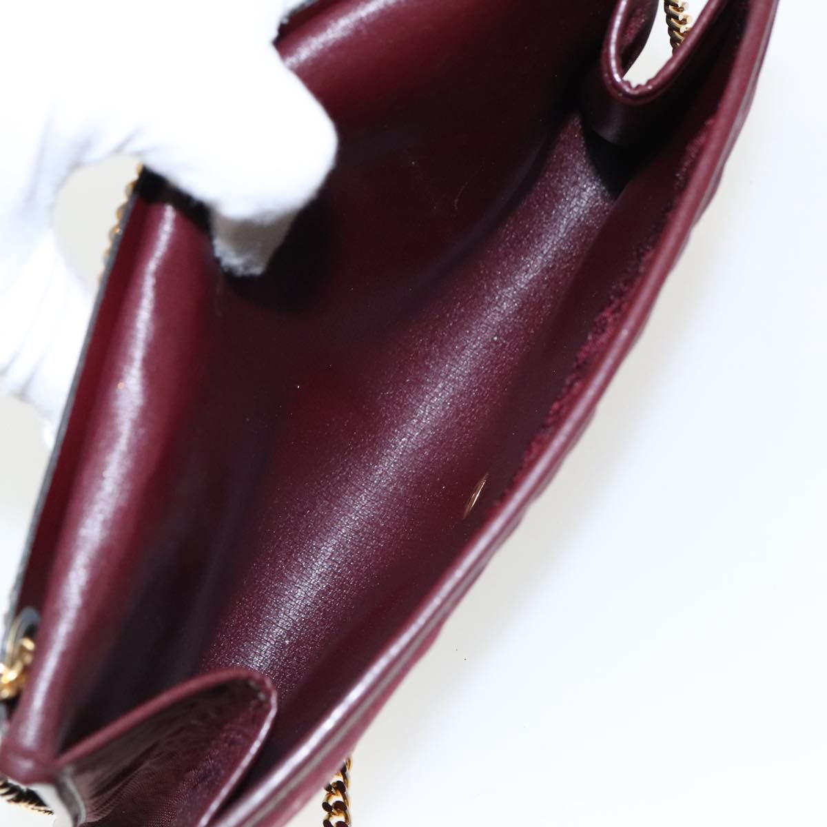 Dior Burgundy Synthetic Shoulder Bag (Pre-Owned) Size ONE SIZE - 10 Thumbnail