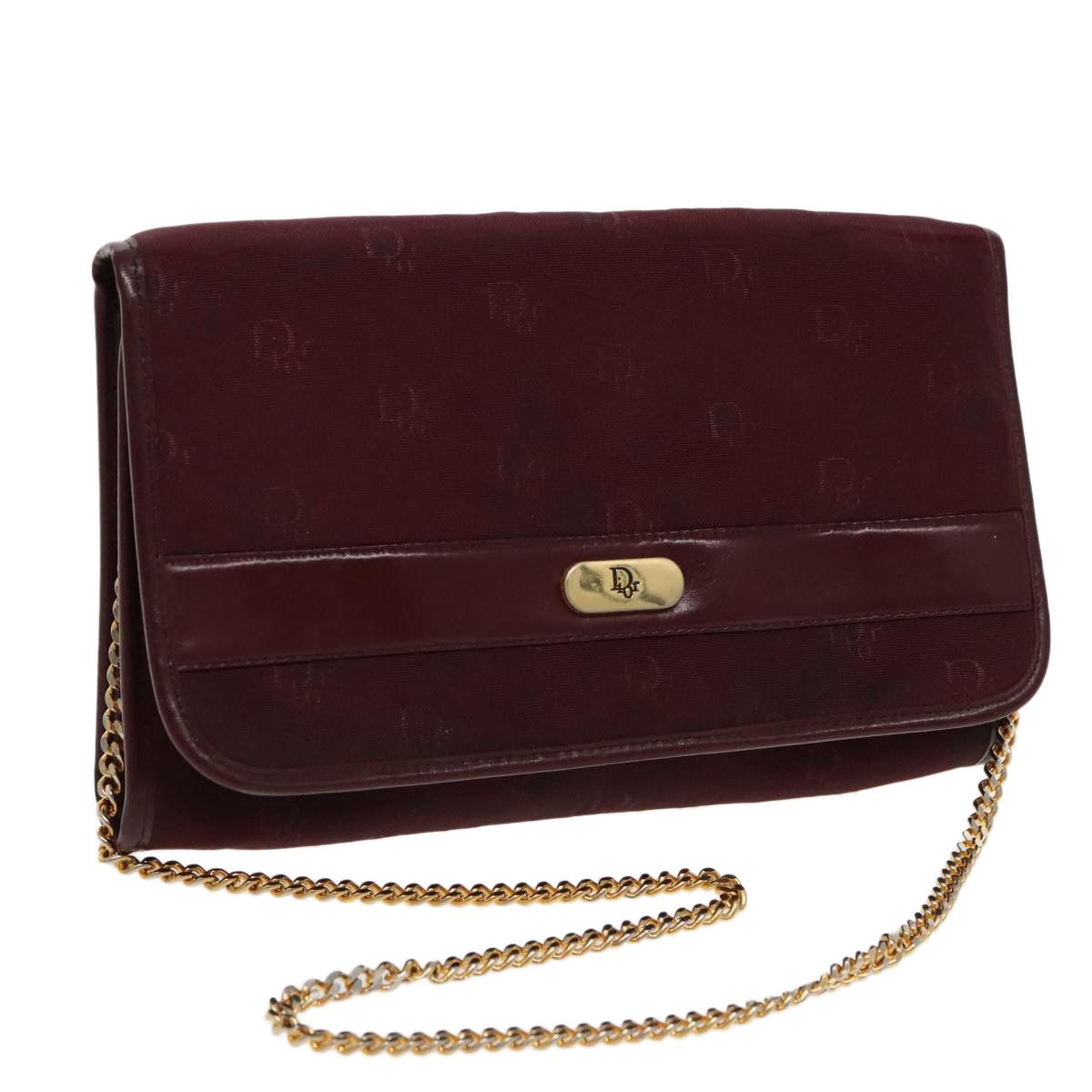Dior Burgundy Synthetic Shoulder Bag (Pre-Owned) Size ONE SIZE - 16 Thumbnail