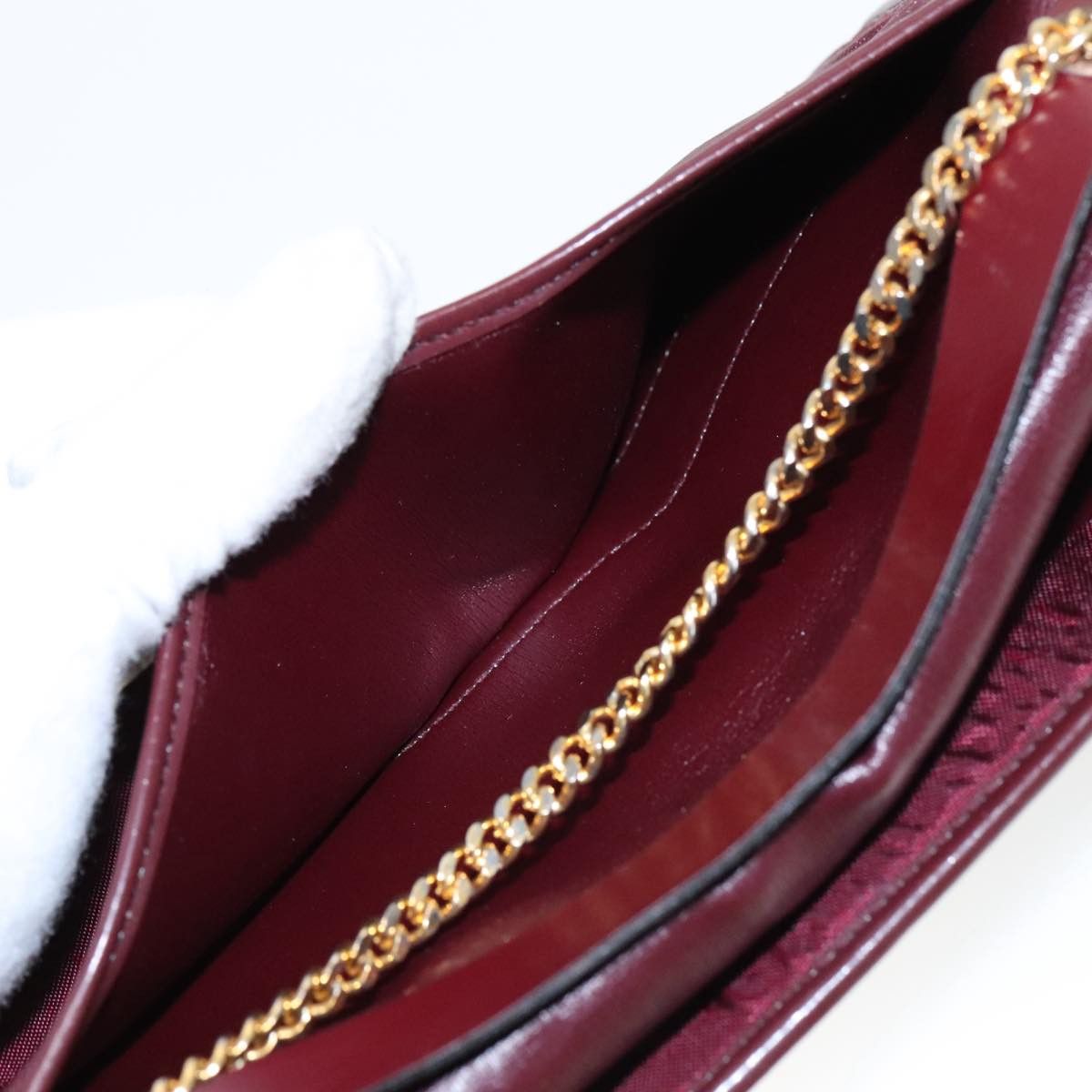 Dior Burgundy Synthetic Shoulder Bag (Pre-Owned) Size ONE SIZE - 14 Thumbnail