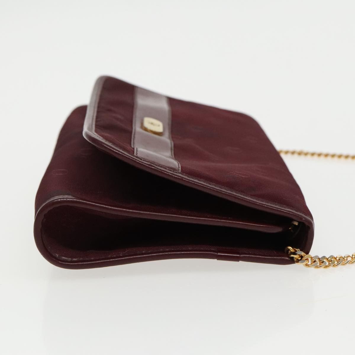 Dior Burgundy Synthetic Shoulder Bag (Pre-Owned) Size ONE SIZE - 3 Thumbnail