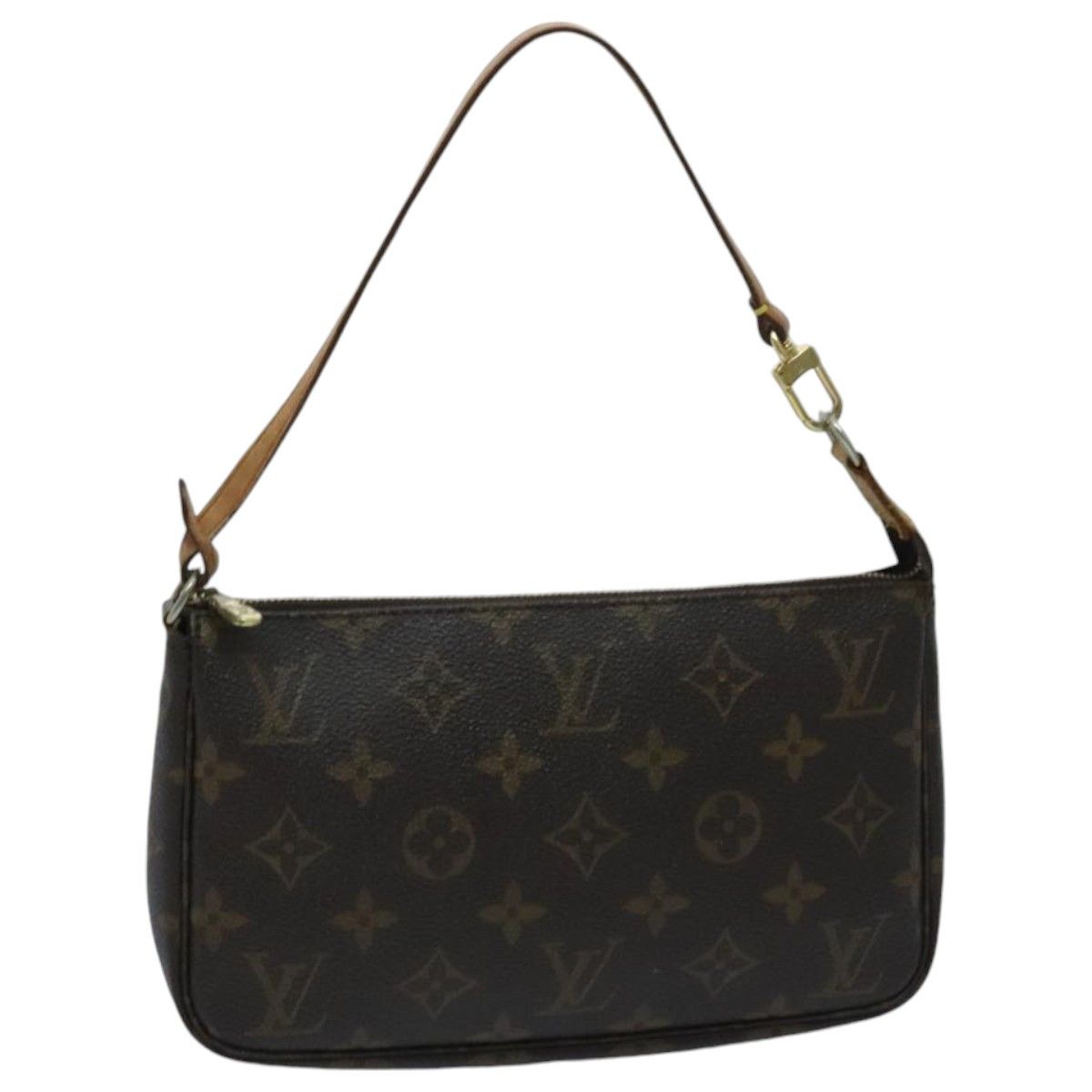 Louis Vuitton Pochette Accessoire Brown Canvas Clutch Bag (Pre-Owned) Size ONE SIZE - 16 Thumbnail