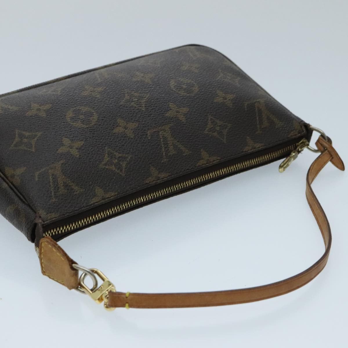 Louis Vuitton Pochette Accessoire Brown Canvas Clutch Bag (Pre-Owned) Size ONE SIZE - 14 Thumbnail