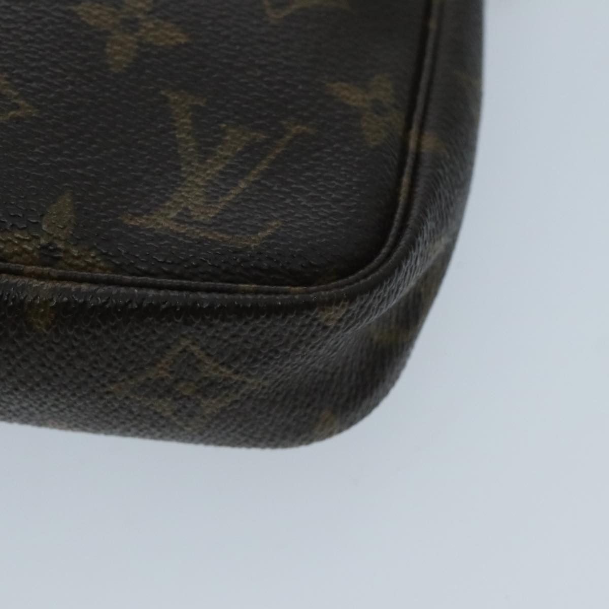 Louis Vuitton Pochette Accessoire Brown Canvas Clutch Bag (Pre-Owned) Size ONE SIZE - 8 Thumbnail