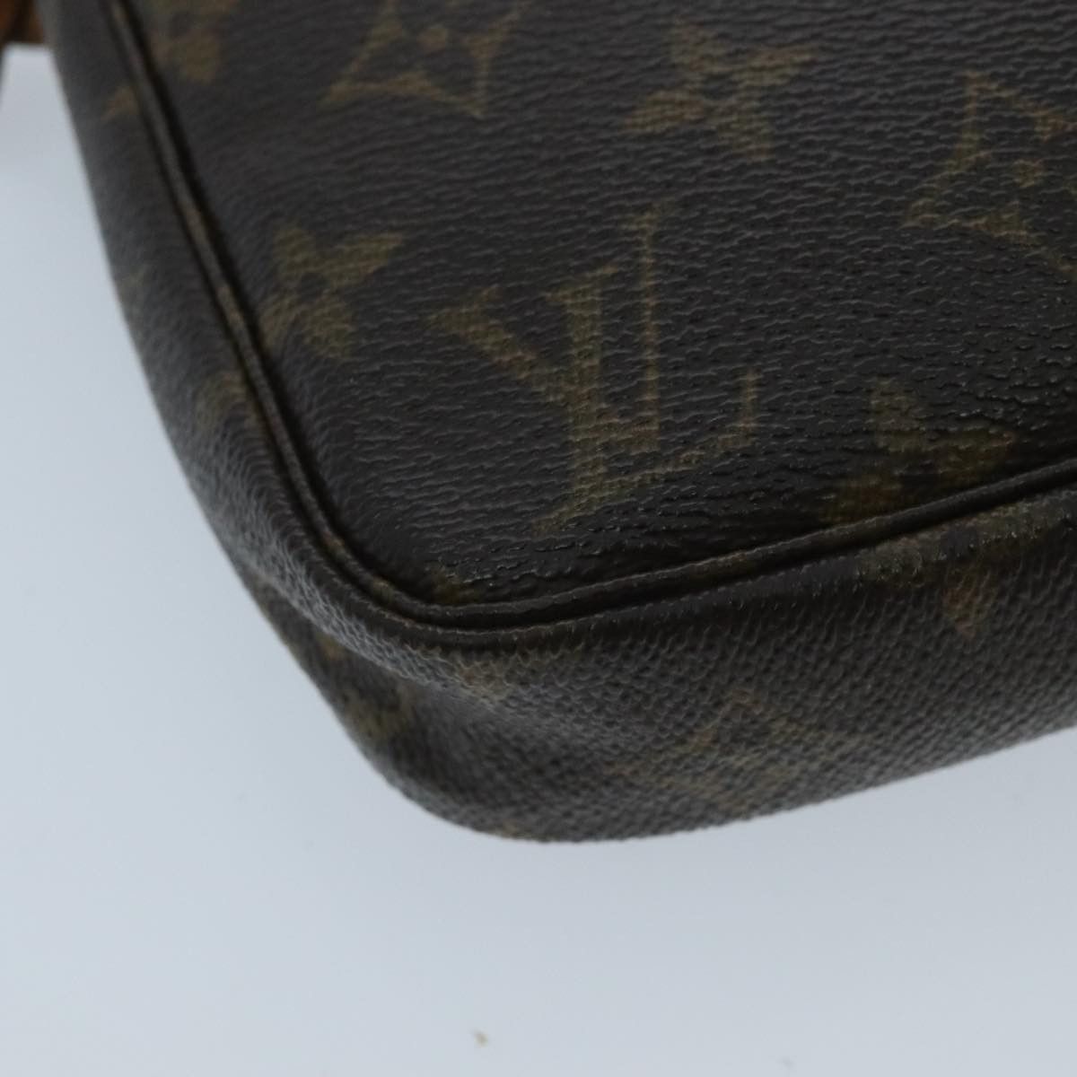 Louis Vuitton Pochette Accessoire Brown Canvas Clutch Bag (Pre-Owned) Size ONE SIZE - 7 Thumbnail
