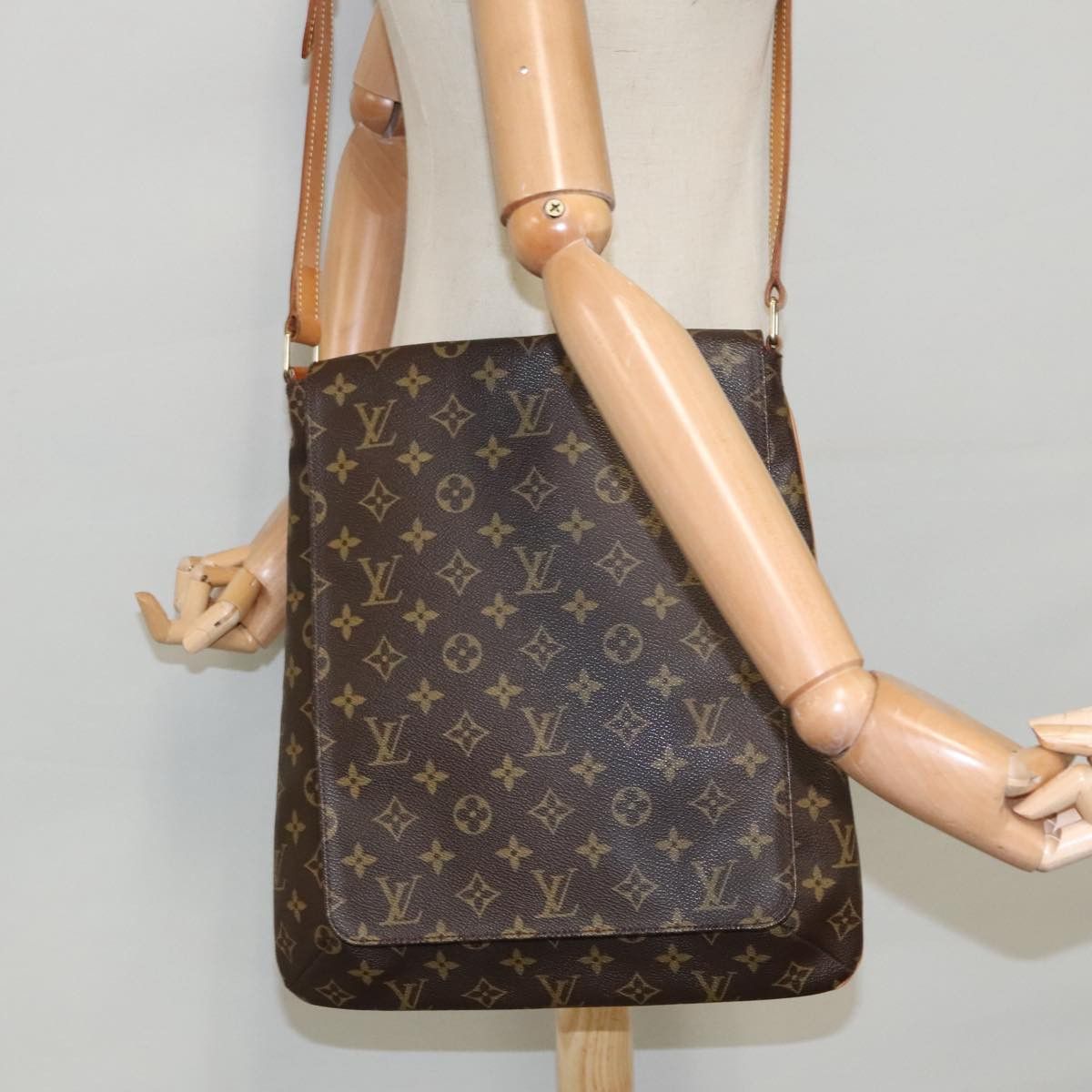 Louis Vuitton Musette Brown Canvas Shoulder Bag (Pre-Owned) Size ONE SIZE - 15 Thumbnail