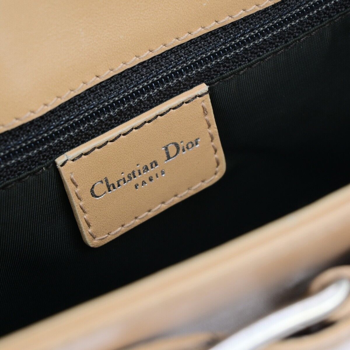 Dior Trotter Brown Canvas Handbag (Pre-Owned) Size ONE SIZE - 13 Thumbnail