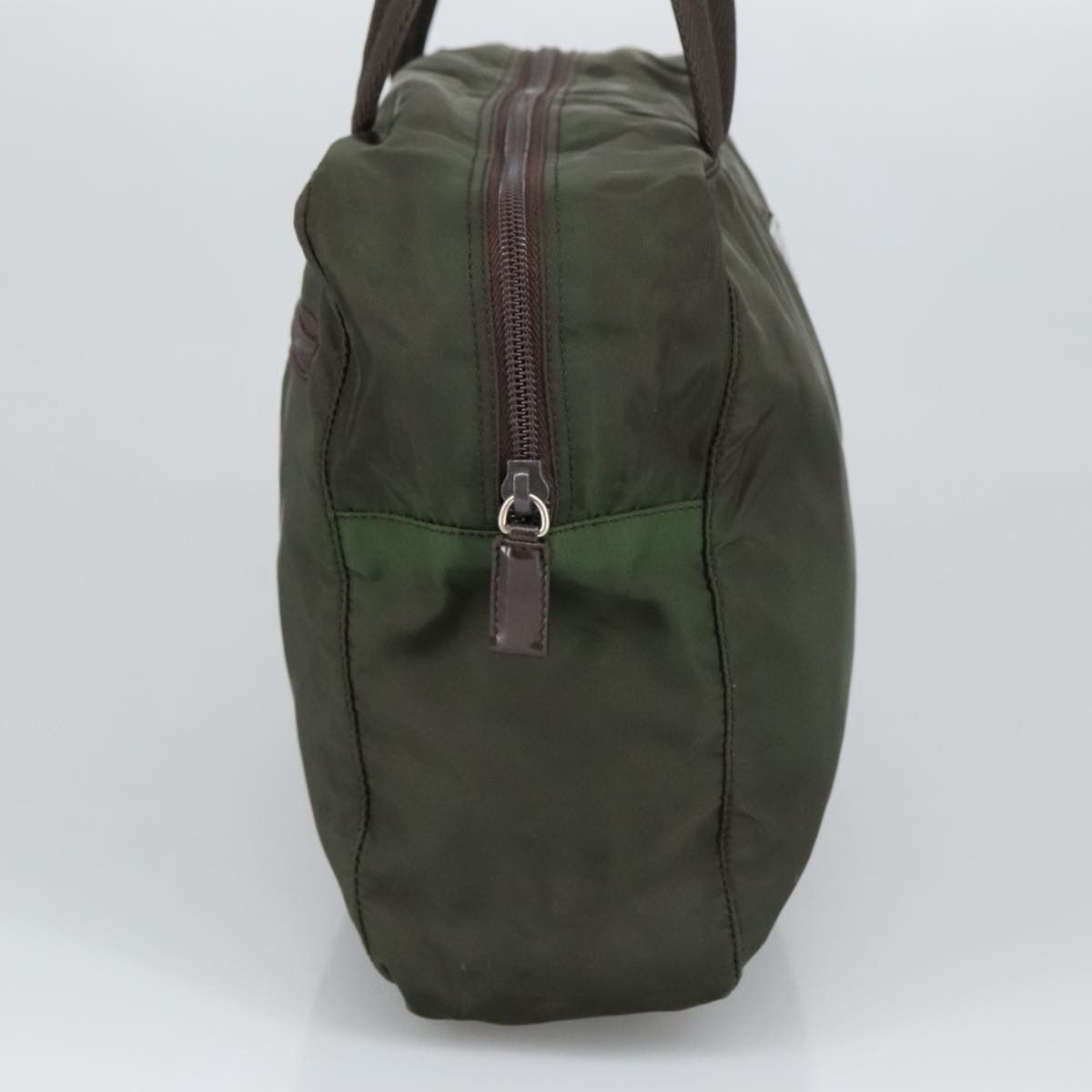 Prada Re-Nylon Khaki Canvas Handbag (Pre-Owned) Size ONE SIZE - 3 Thumbnail