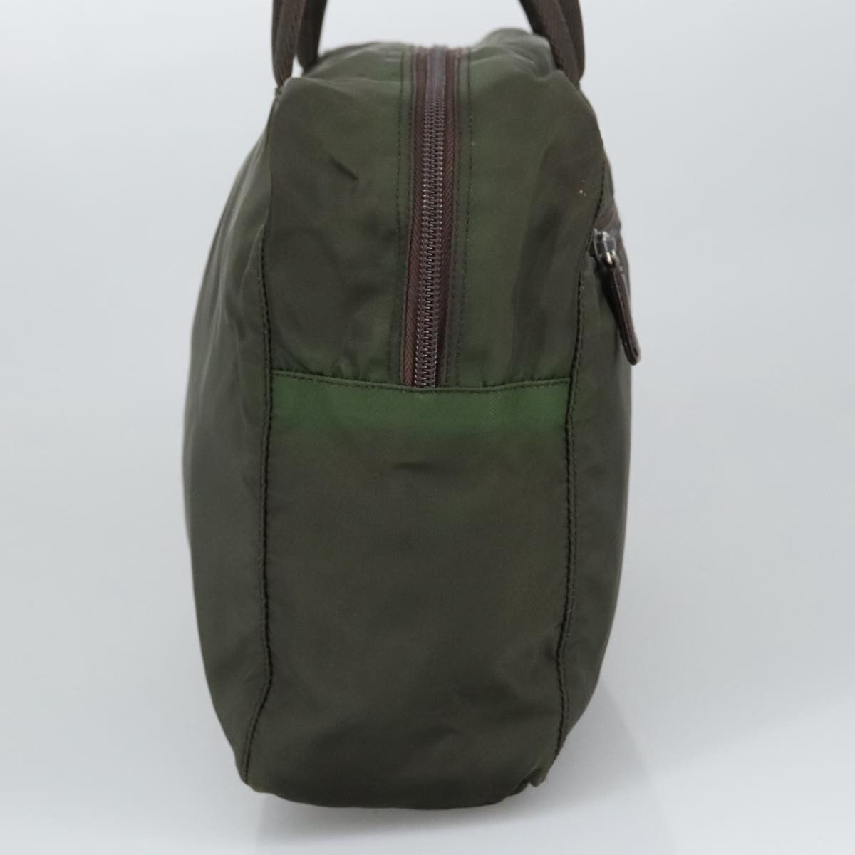 Prada Re-Nylon Khaki Canvas Handbag (Pre-Owned) Size ONE SIZE - 4 Thumbnail