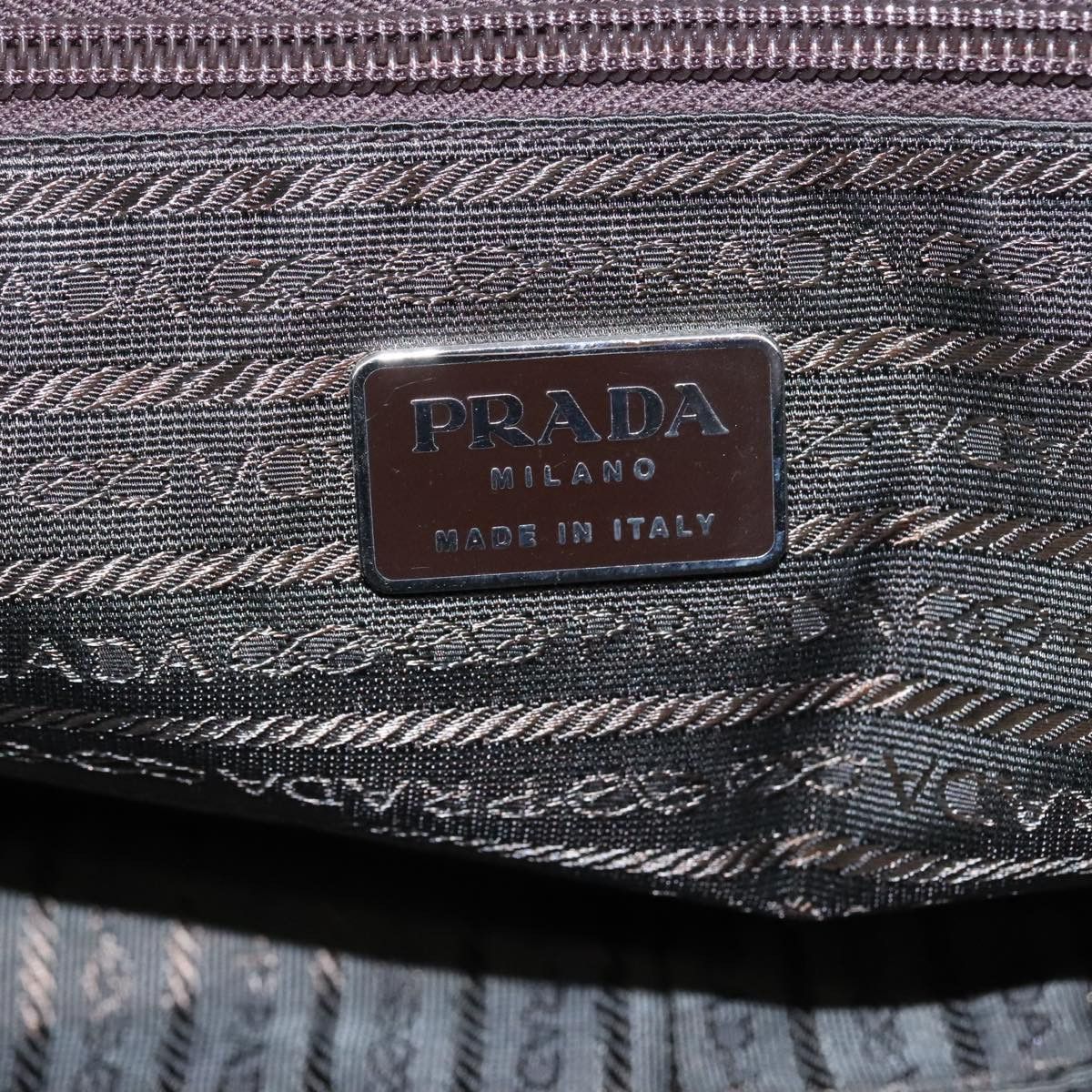 Prada Re-Nylon Khaki Canvas Handbag (Pre-Owned) Size ONE SIZE - 13 Thumbnail