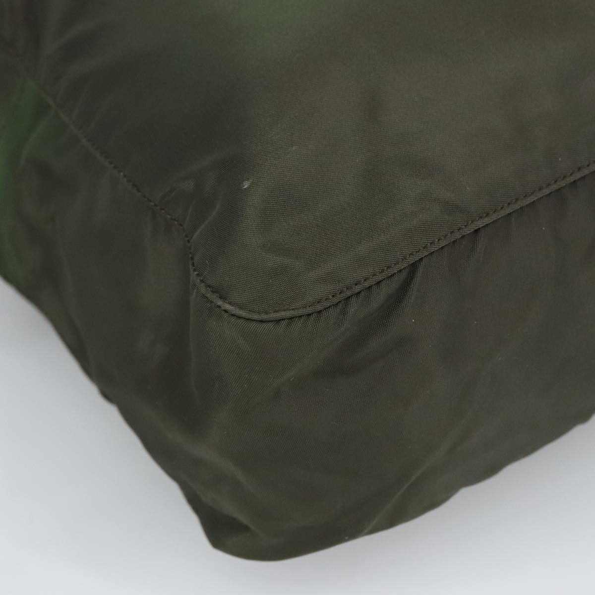 Prada Re-Nylon Khaki Canvas Handbag (Pre-Owned) Size ONE SIZE - 8 Thumbnail