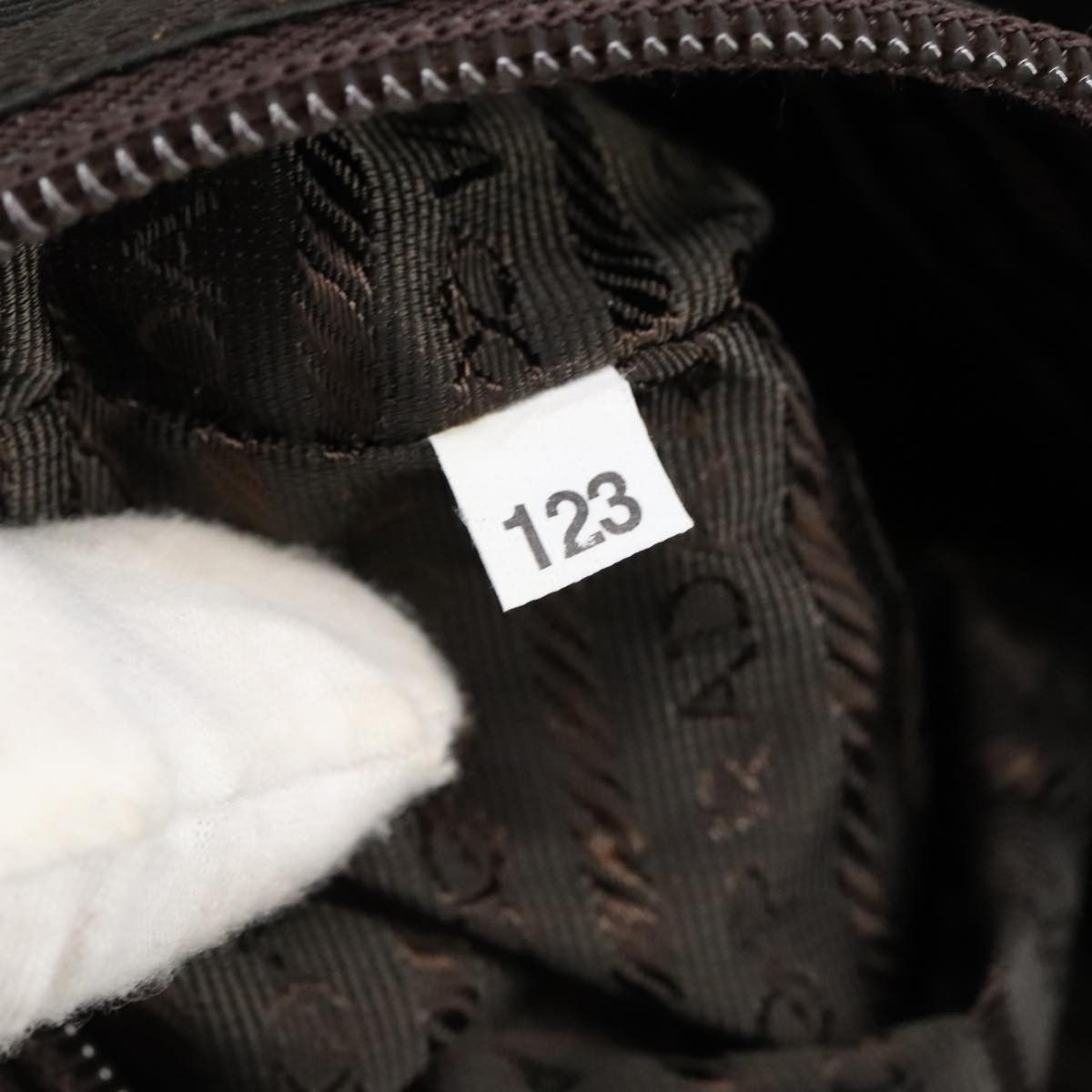 Prada Re-Nylon Khaki Canvas Handbag (Pre-Owned) Size ONE SIZE - 14 Thumbnail