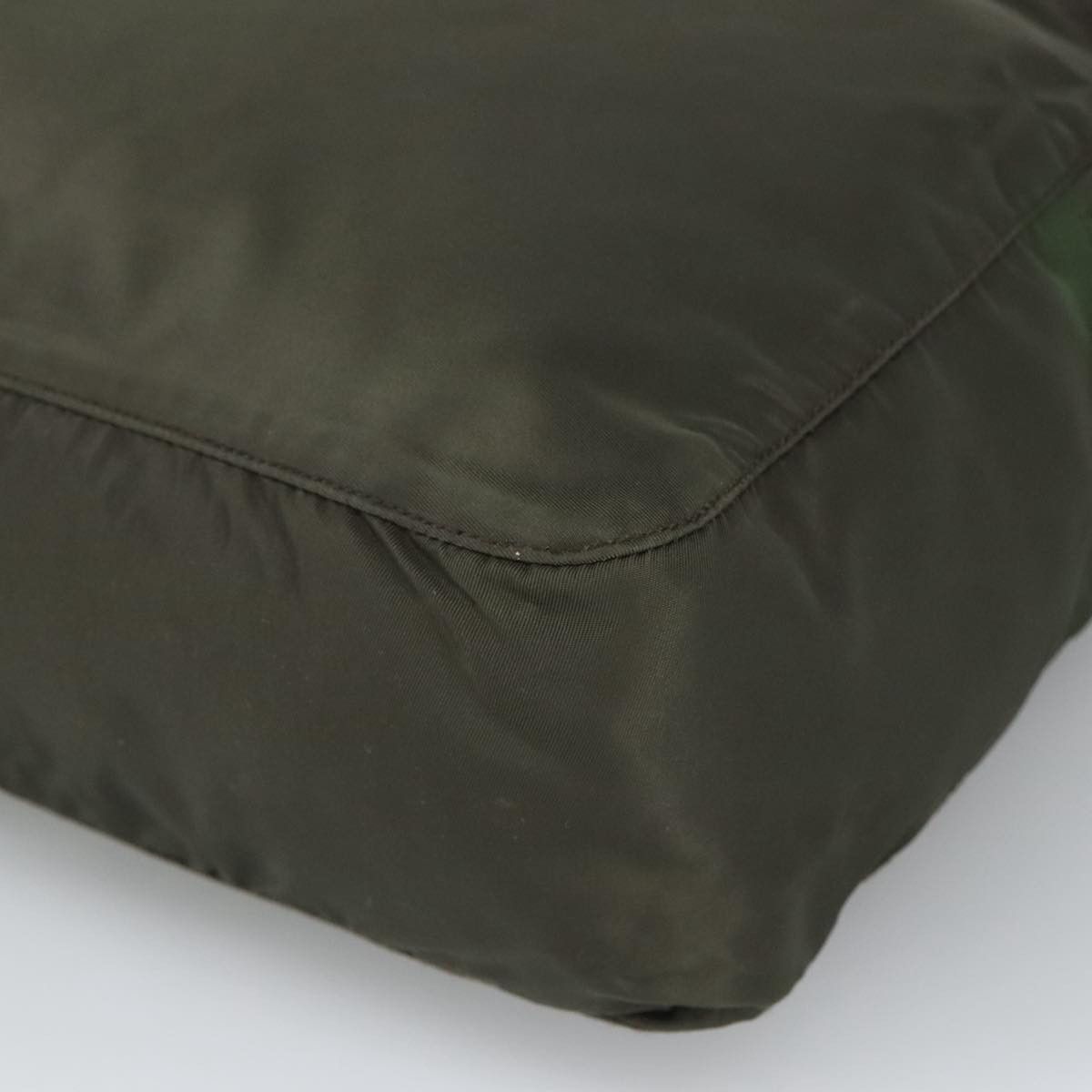 Prada Re-Nylon Khaki Canvas Handbag (Pre-Owned) Size ONE SIZE - 7 Thumbnail