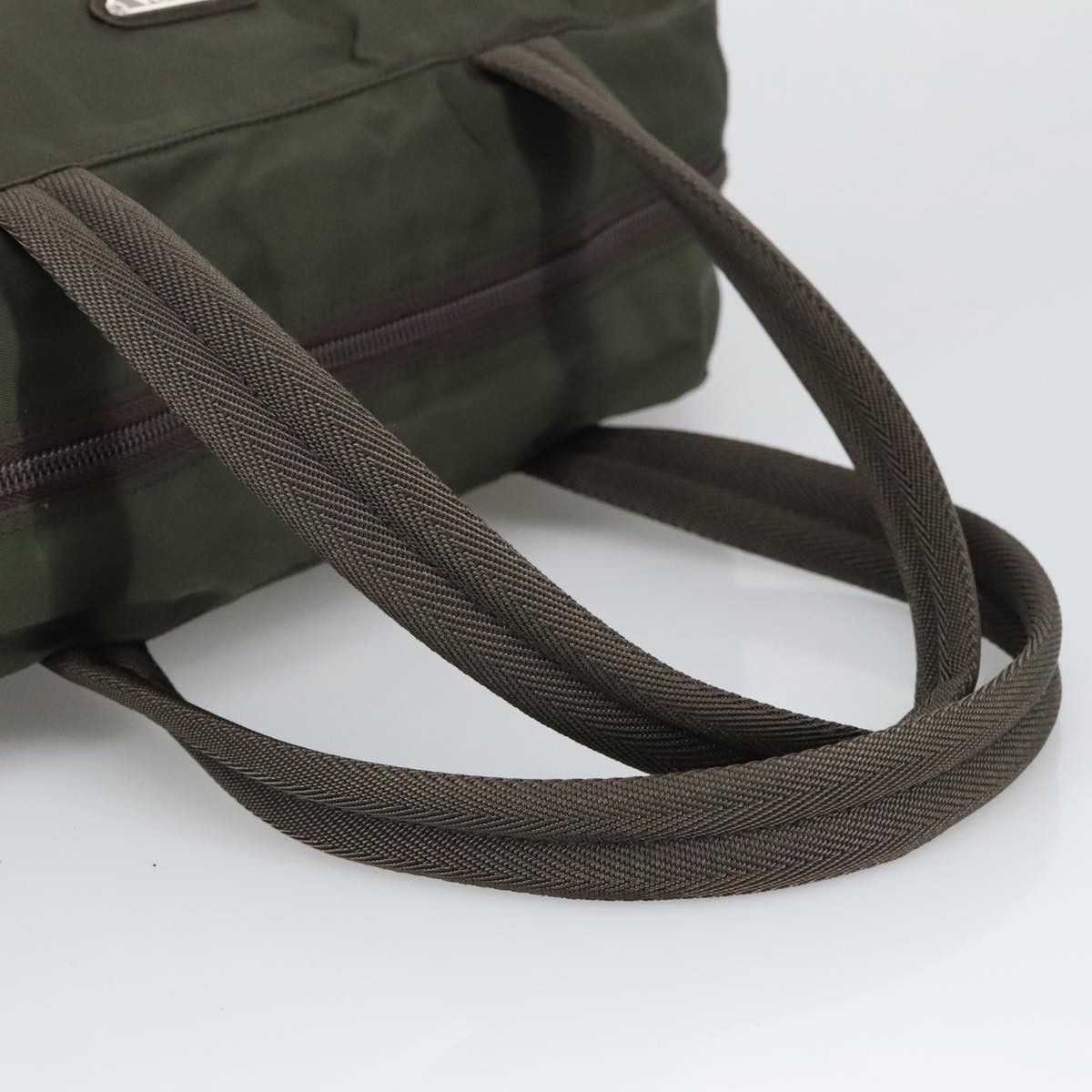 Prada Re-Nylon Khaki Canvas Handbag (Pre-Owned) Size ONE SIZE - 5 Thumbnail