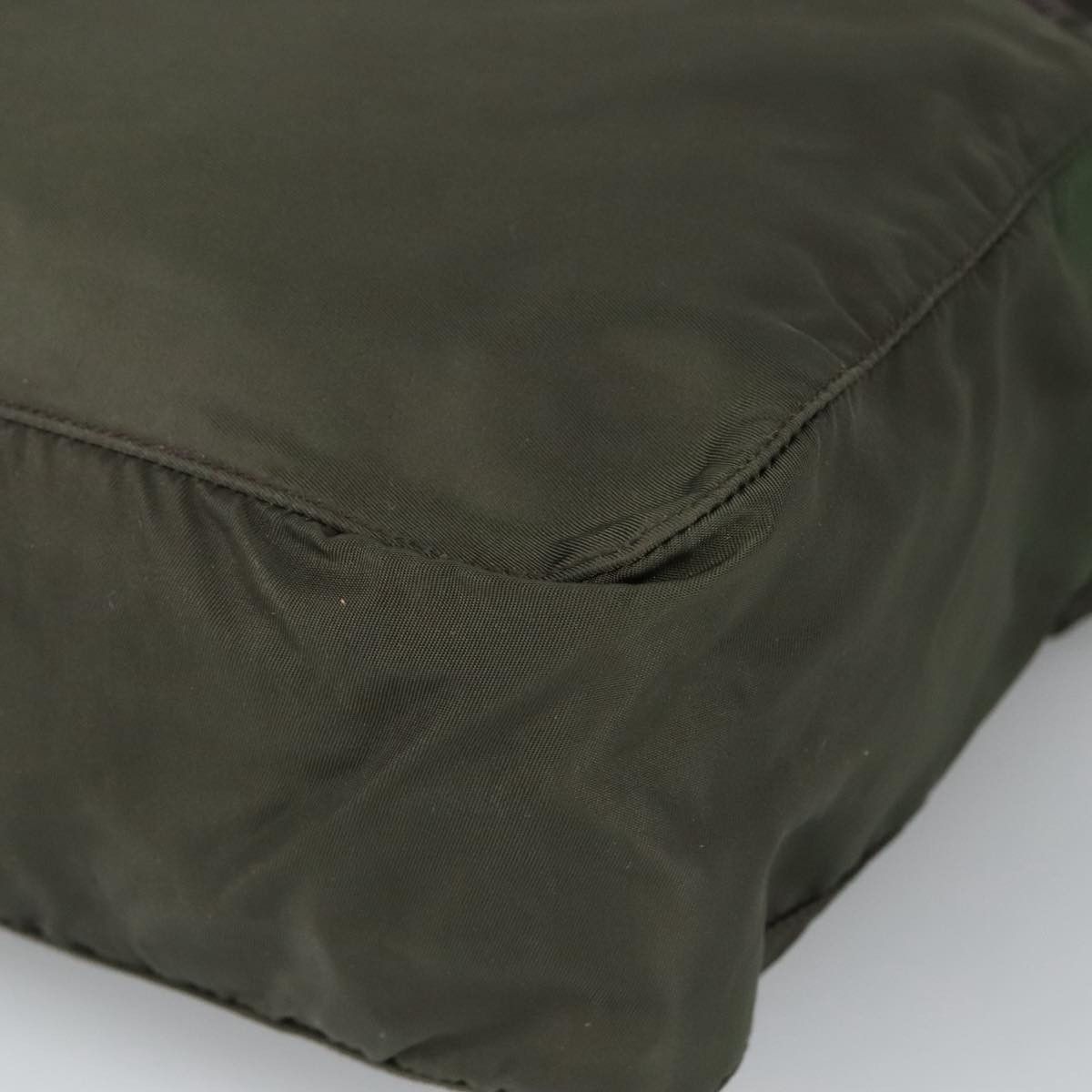 Prada Re-Nylon Khaki Canvas Handbag (Pre-Owned) Size ONE SIZE - 10 Thumbnail