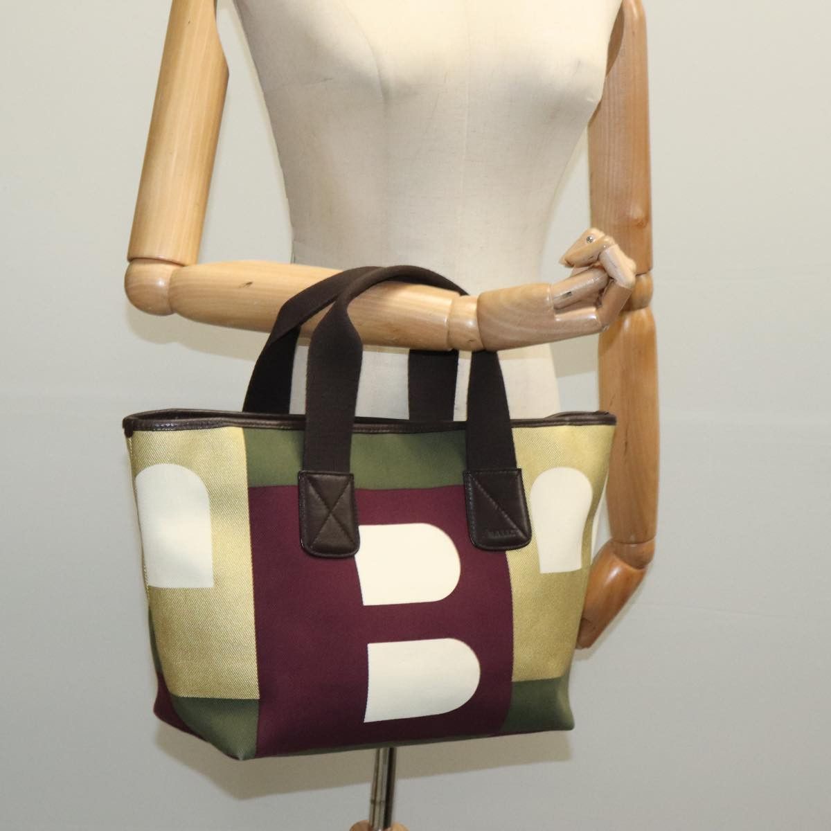 Bally Multicolour Canvas Tote Bag (Pre-Owned) Size ONE SIZE - 11 Thumbnail