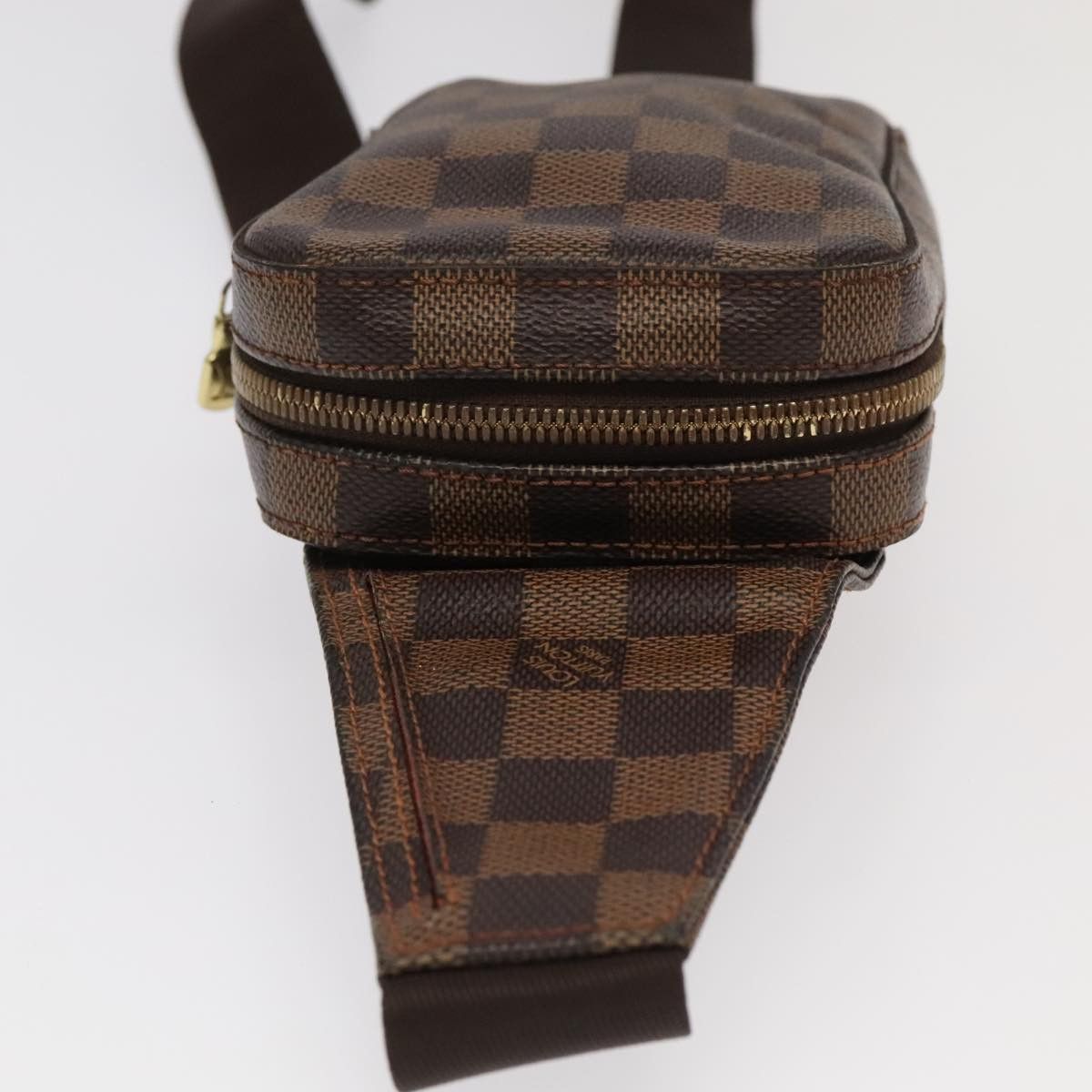 Louis Vuitton Geronimos Brown Canvas Shoulder Bag (Pre-Owned) Size ONE SIZE - 3 Thumbnail
