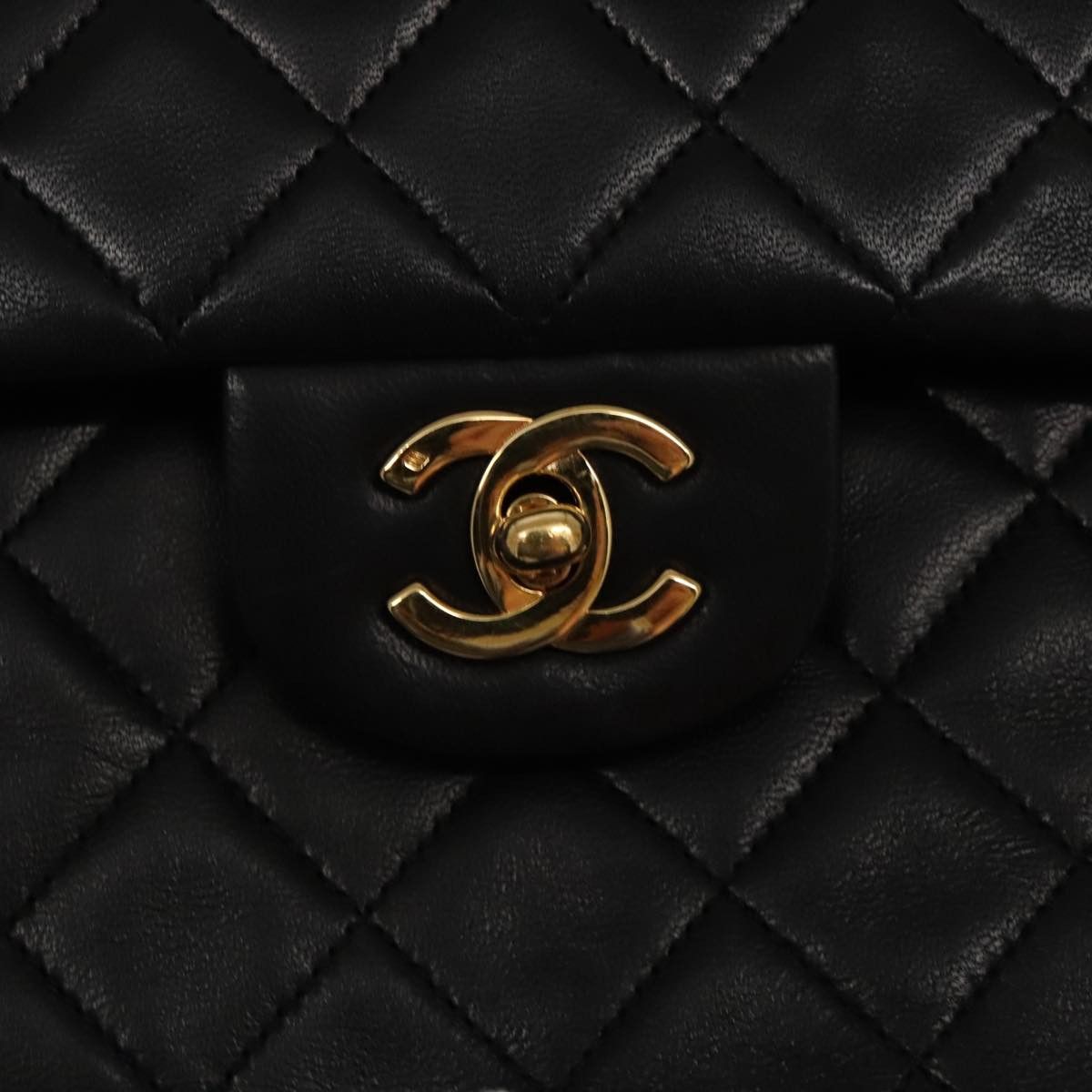 Chanel Timeless Black Leather Shoulder Bag (Pre-Owned) Size ONE SIZE - 6 Thumbnail