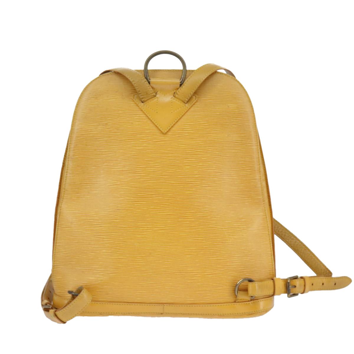 Louis Vuitton Gobelins Yellow Leather Backpack Bag (Pre-Owned) Size ONE SIZE - 2 Thumbnail
