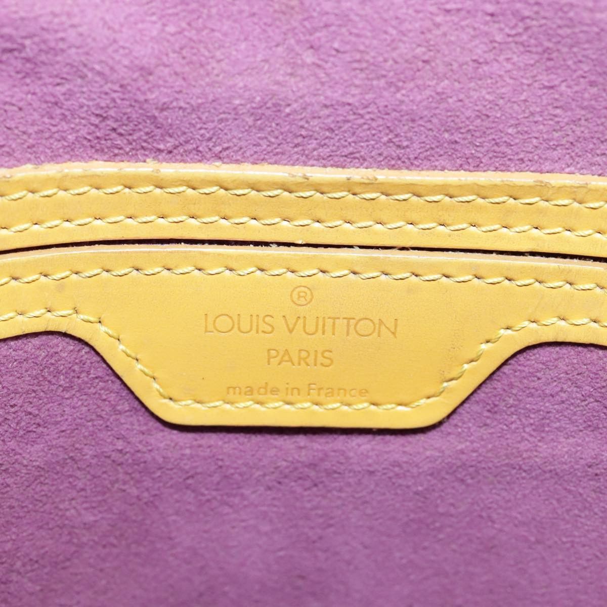 Louis Vuitton Gobelins Yellow Leather Backpack Bag (Pre-Owned) Size ONE SIZE - 11 Thumbnail