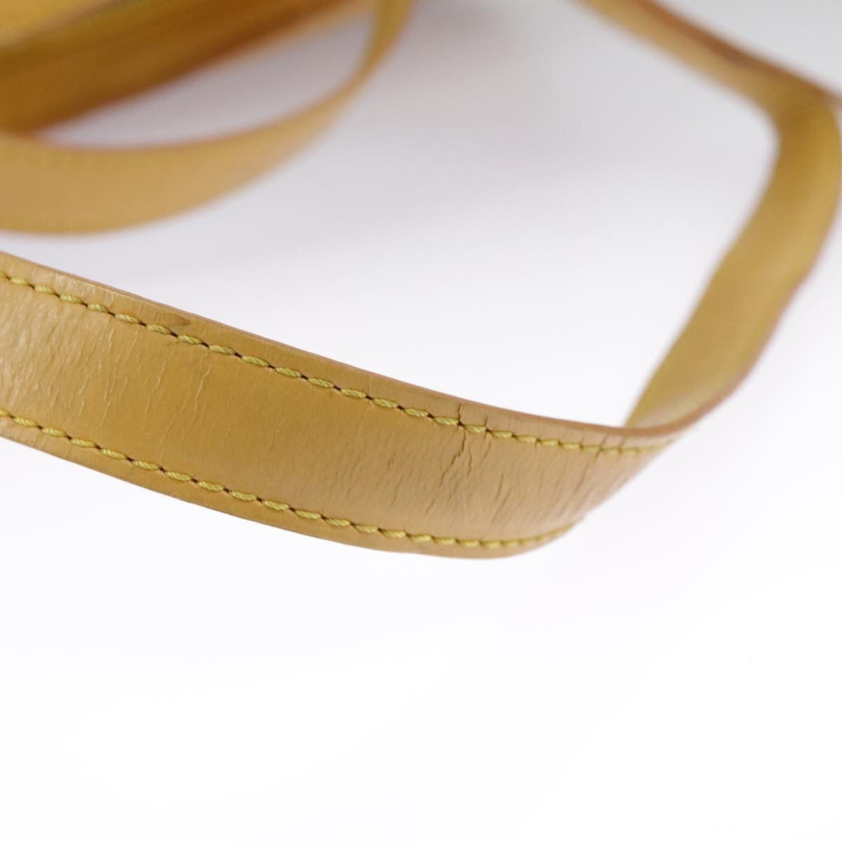 Louis Vuitton Gobelins Yellow Leather Backpack Bag (Pre-Owned) Size ONE SIZE - 16 Thumbnail