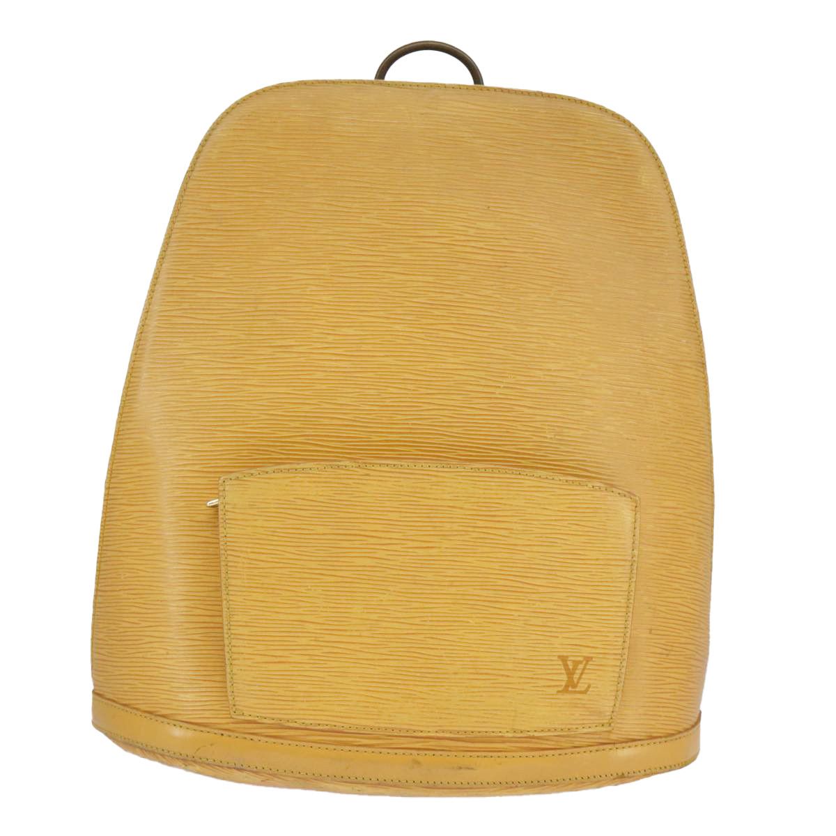 Louis Vuitton Gobelins Yellow Leather Backpack Bag (Pre-Owned) Size ONE SIZE - 12 Thumbnail
