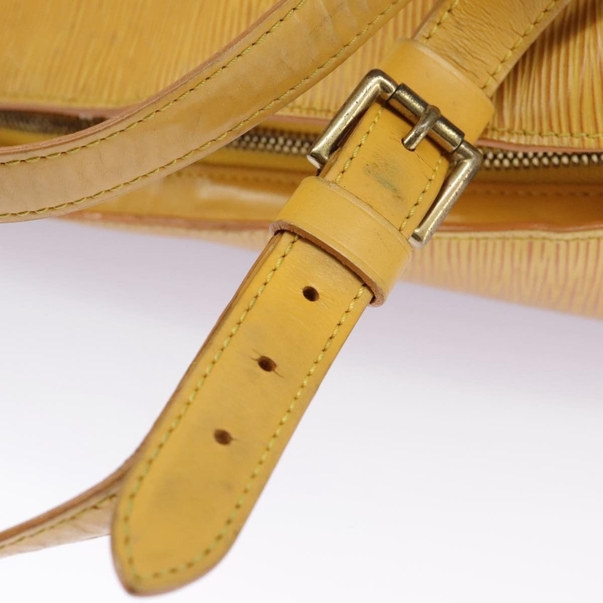 Louis Vuitton Gobelins Yellow Leather Backpack Bag (Pre-Owned) Size ONE SIZE - 18 Thumbnail