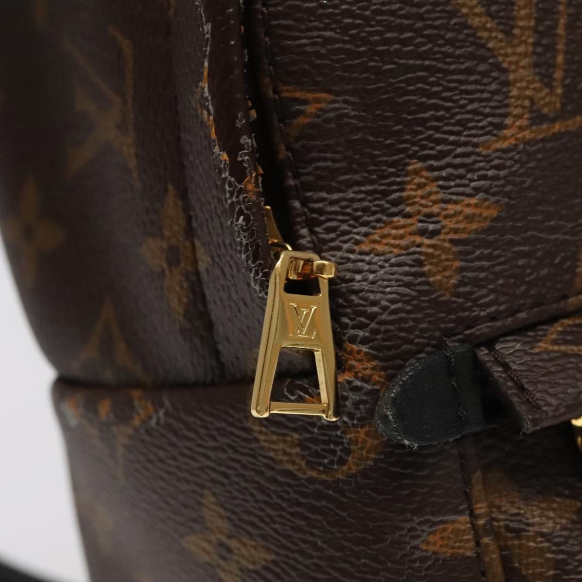 Louis Vuitton Palm Springs Mini Brown Canvas Backpack Bag (Pre-Owned) Size ONE SIZE - 17 Thumbnail