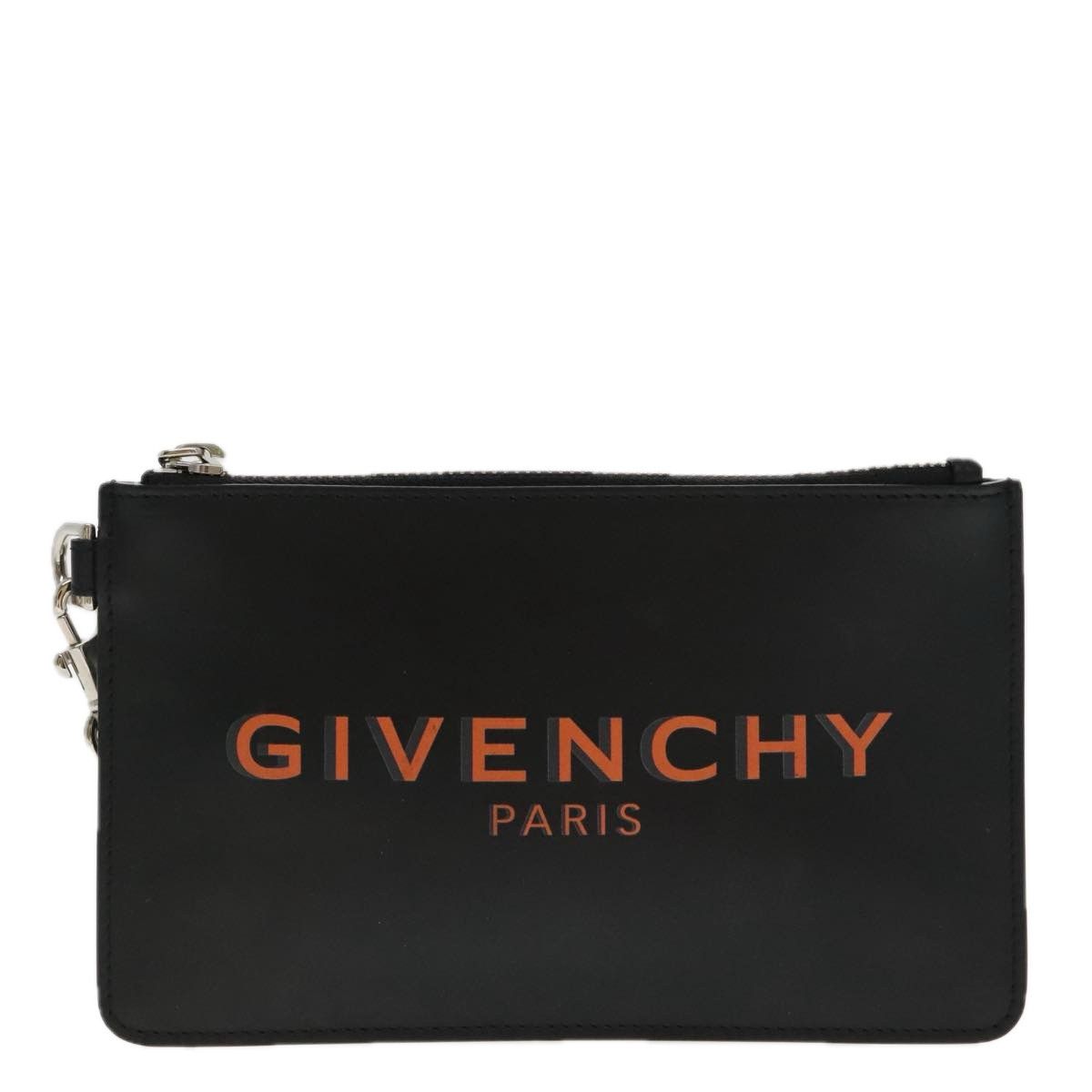 Givenchy Black Leather Clutch Bag (Pre-Owned) Size ONE SIZE - 14 Thumbnail