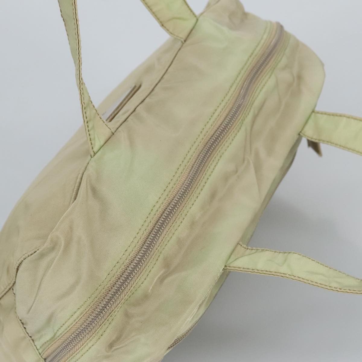 Prada Beige Synthetic Handbag (Pre-Owned) Size ONE SIZE - 12 Thumbnail