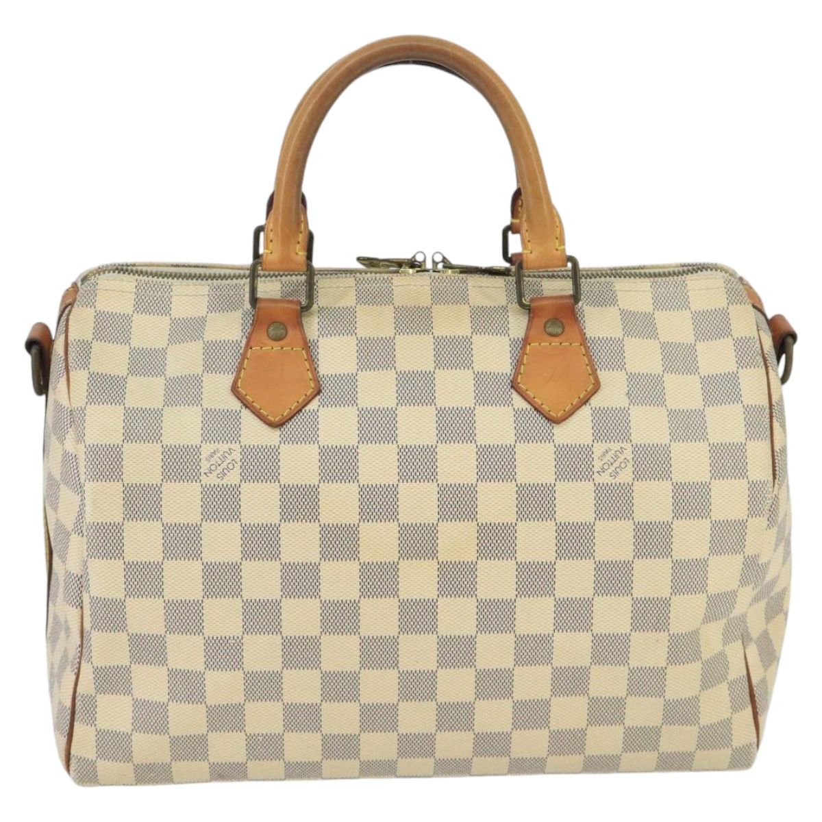 Louis Vuitton Speedy Bandoulière 30 White Canvas Handbag (Pre-Owned) Size ONE SIZE - 2 Thumbnail