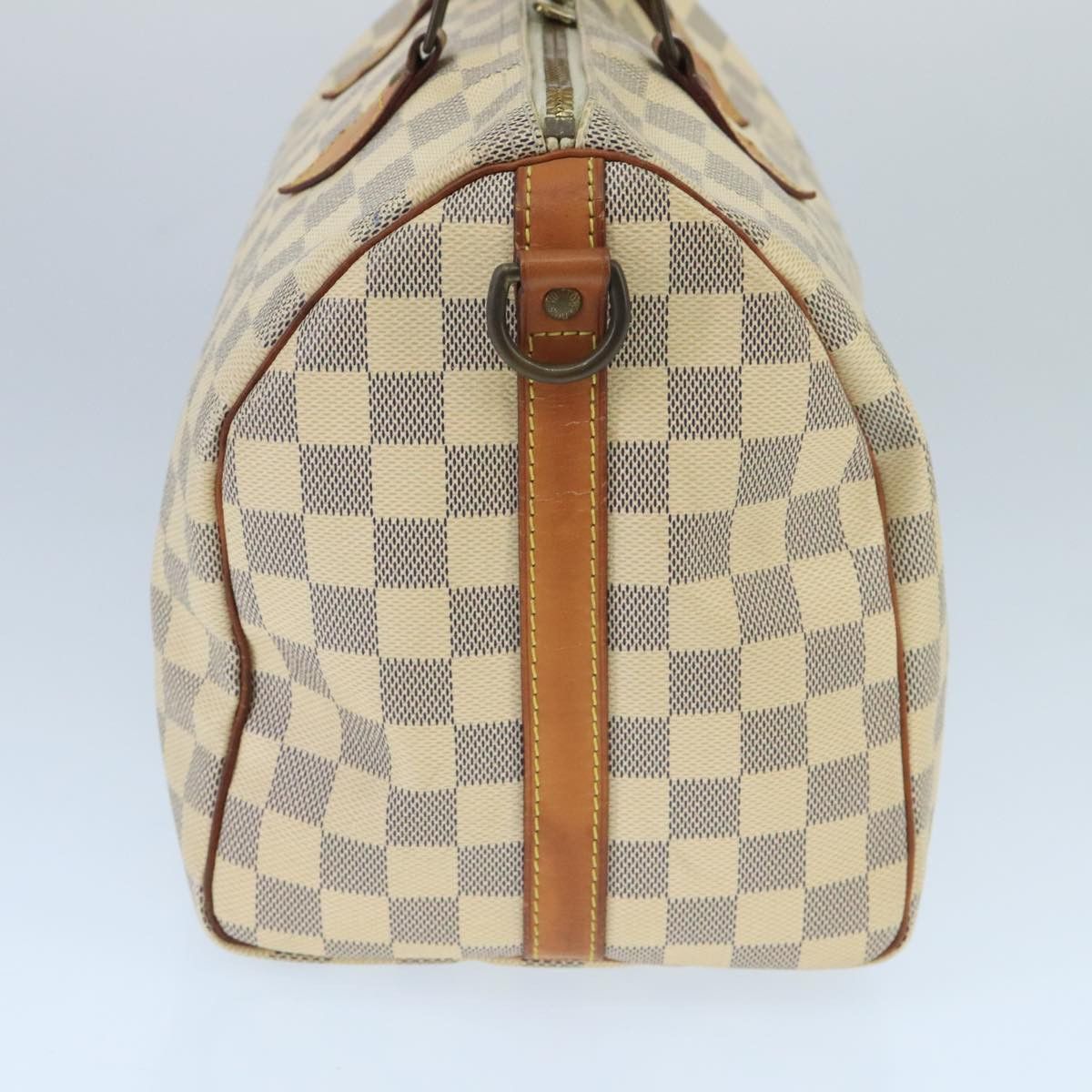 Louis Vuitton Speedy Bandoulière 30 White Canvas Handbag (Pre-Owned) Size ONE SIZE - 4 Thumbnail