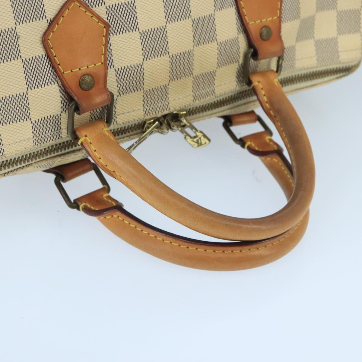Louis Vuitton Speedy Bandoulière 30 White Canvas Handbag (Pre-Owned) Size ONE SIZE - 5 Thumbnail