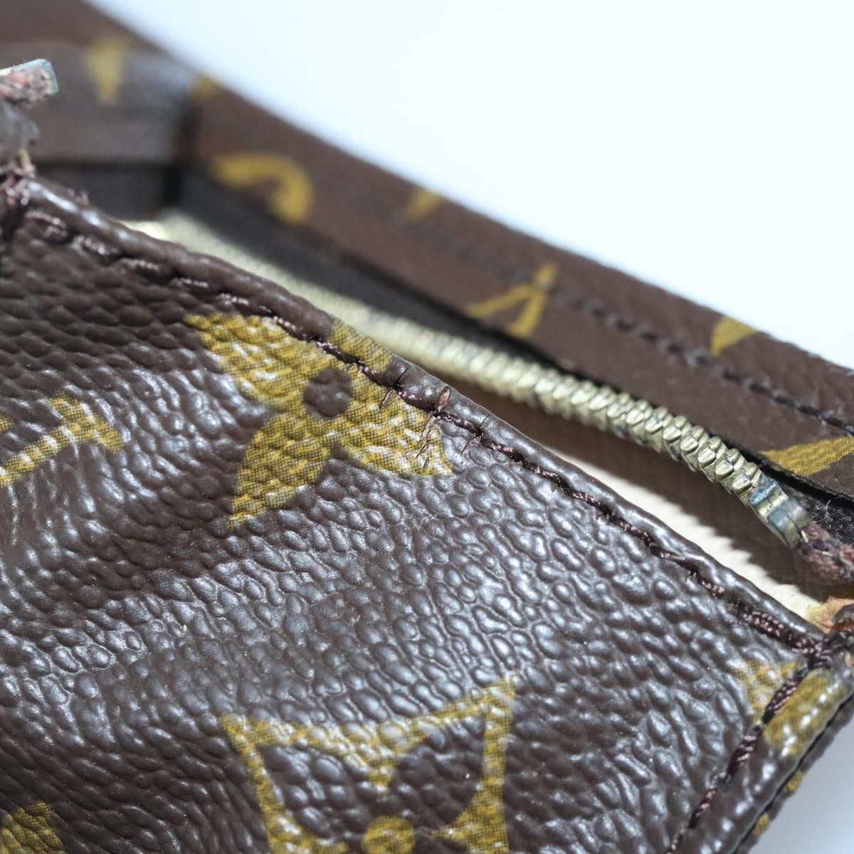 Louis Vuitton Poche Toilette Brown Canvas Wallet (Pre-Owned) Size ONE SIZE - 10 Thumbnail