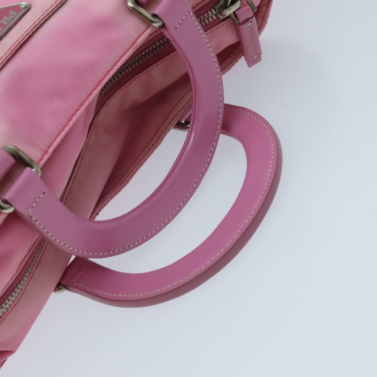 Prada Pink Synthetic Handbag (Pre-Owned) Size ONE SIZE - 4 Thumbnail
