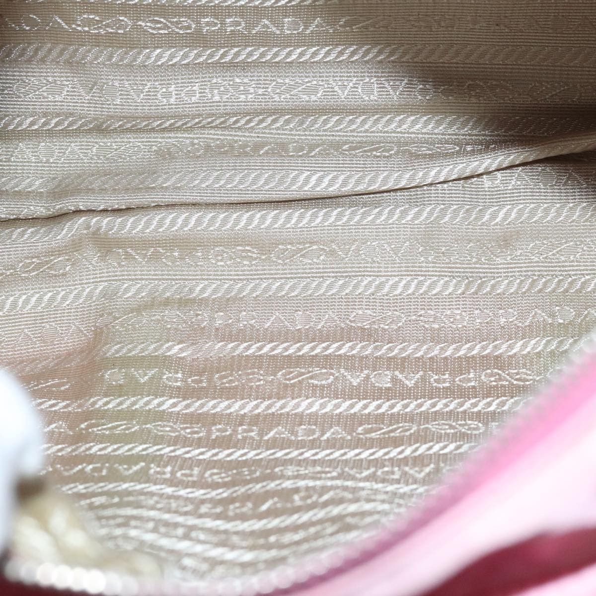 Prada Pink Synthetic Handbag (Pre-Owned) Size ONE SIZE - 7 Thumbnail