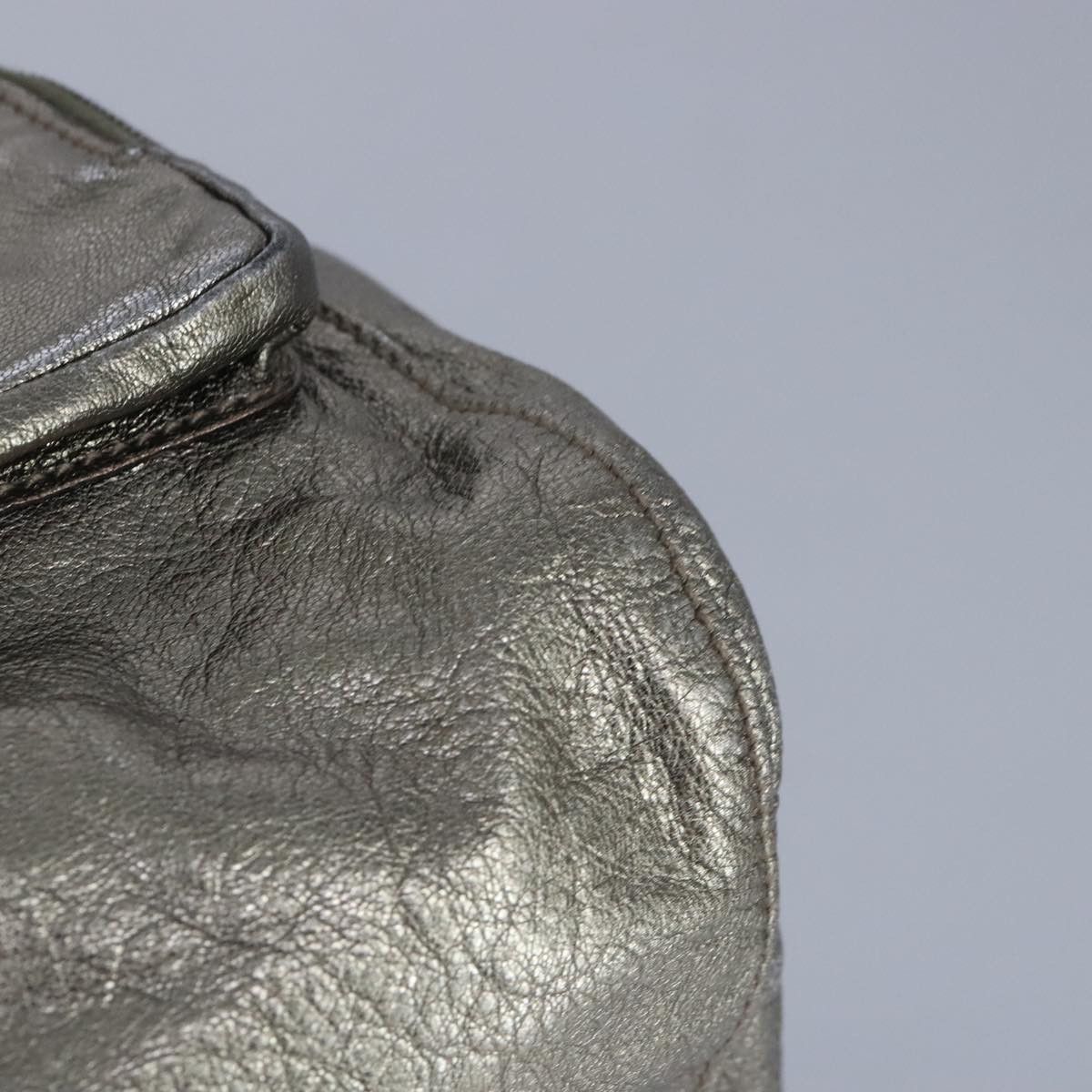 Dolce & Gabbana Silver Leather Handbag (Pre-Owned) Size ONE SIZE - 10 Thumbnail