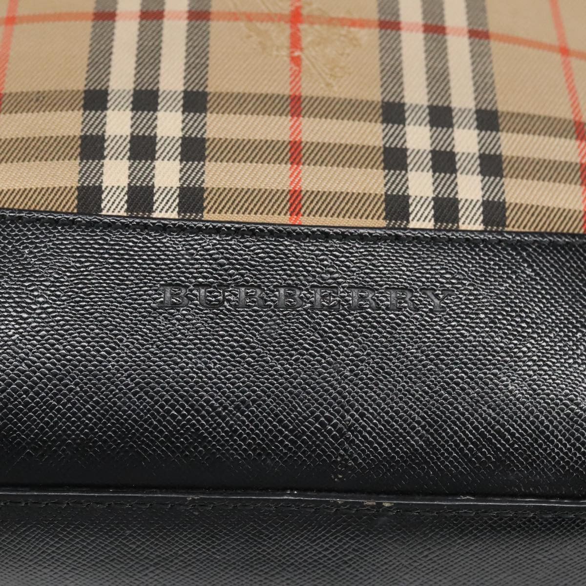 Burberry Nova Check Beige Canvas Shoulder Bag (Pre-Owned) Size ONE SIZE - 15 Thumbnail