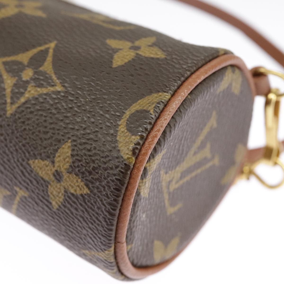 Louis Vuitton Mini Baby Papillon Brown Canvas Clutch Bag (Pre-Owned) Size ONE SIZE - 8 Thumbnail
