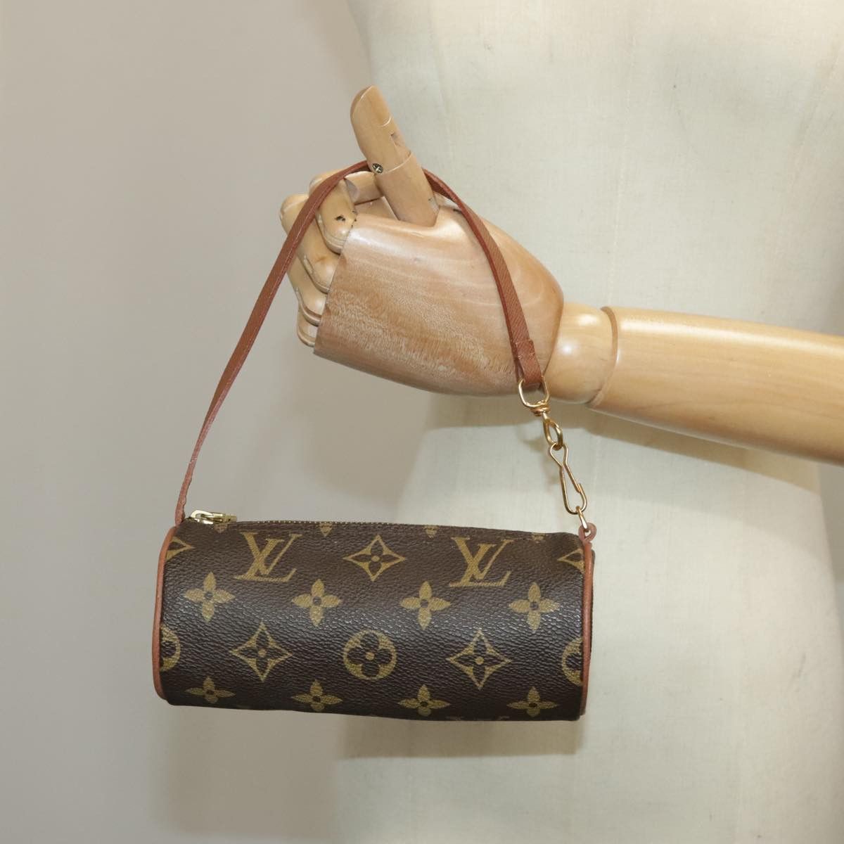 Louis Vuitton Mini Baby Papillon Brown Canvas Clutch Bag (Pre-Owned) Size ONE SIZE - 16 Thumbnail