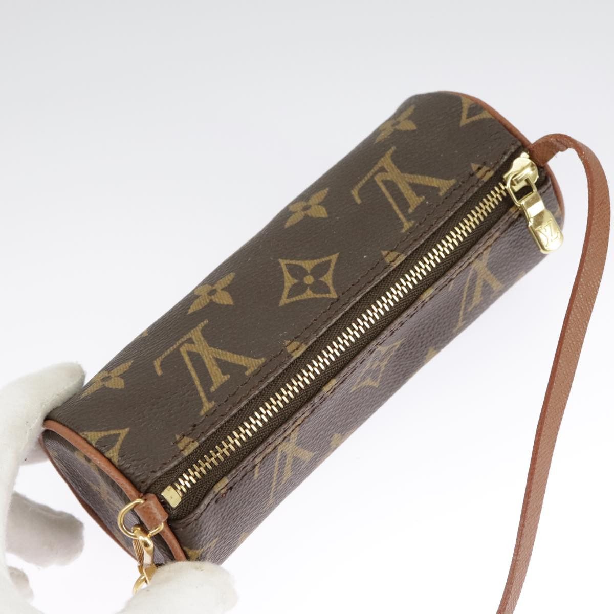 Louis Vuitton Mini Baby Papillon Brown Canvas Clutch Bag (Pre-Owned) Size ONE SIZE - 18 Thumbnail