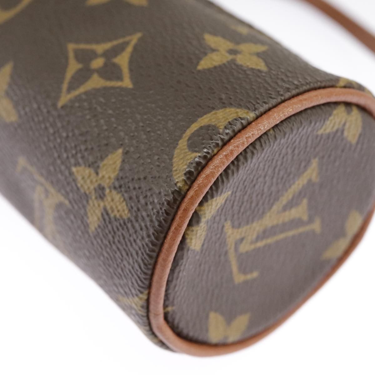 Louis Vuitton Mini Baby Papillon Brown Canvas Clutch Bag (Pre-Owned) Size ONE SIZE - 10 Thumbnail