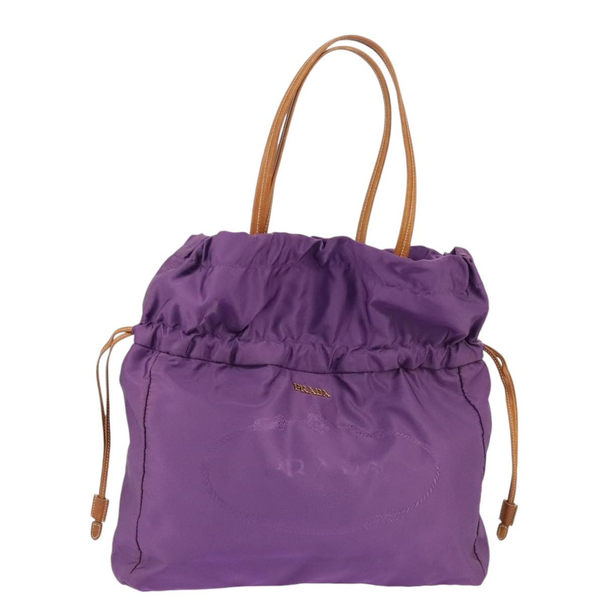 Prada Purple Synthetic Tote Bag (Pre-Owned) Size ONE SIZE - 18 Thumbnail