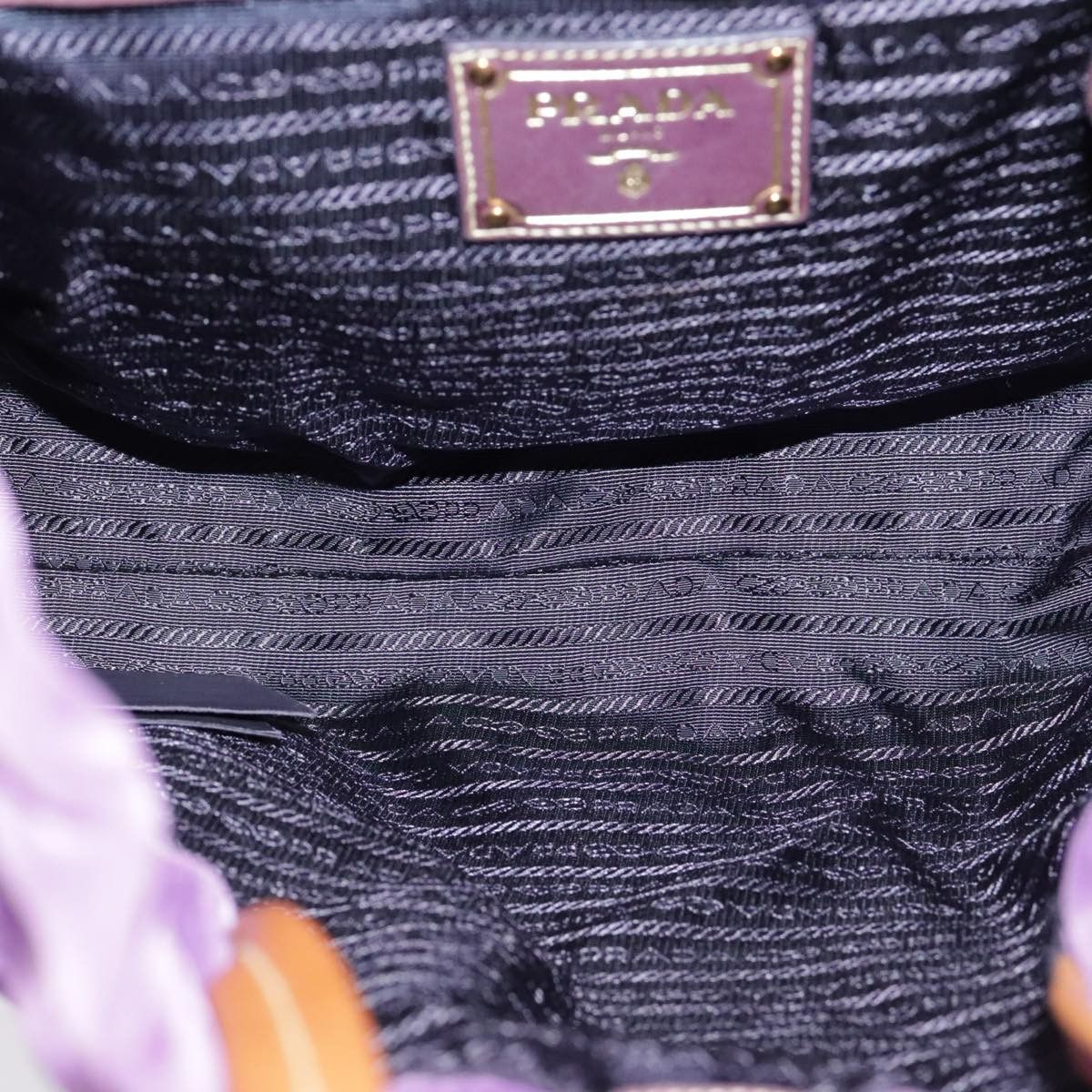 Prada Purple Synthetic Tote Bag (Pre-Owned) Size ONE SIZE - 12 Thumbnail