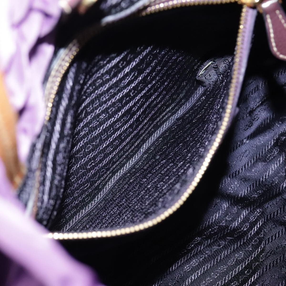 Prada Purple Synthetic Tote Bag (Pre-Owned) Size ONE SIZE - 11 Thumbnail