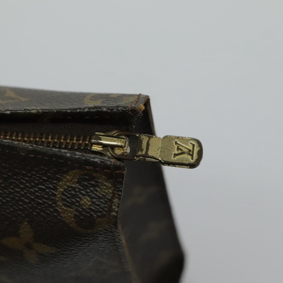 Louis Vuitton Poche Toilette Brown Canvas Clutch Bag (Pre-Owned) Size ONE SIZE - 9 Thumbnail