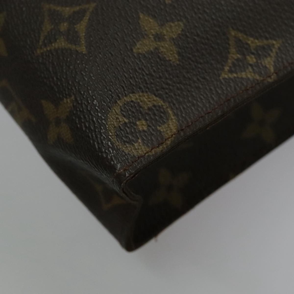 Louis Vuitton Poche Toilette Brown Canvas Clutch Bag (Pre-Owned) Size ONE SIZE - 15 Thumbnail