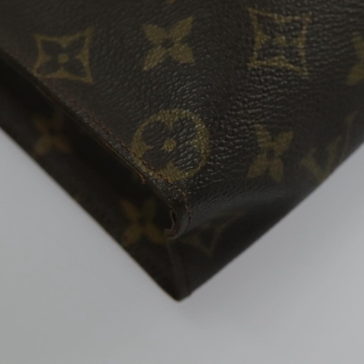 Louis Vuitton Poche Toilette Brown Canvas Clutch Bag (Pre-Owned) Size ONE SIZE - 6 Thumbnail