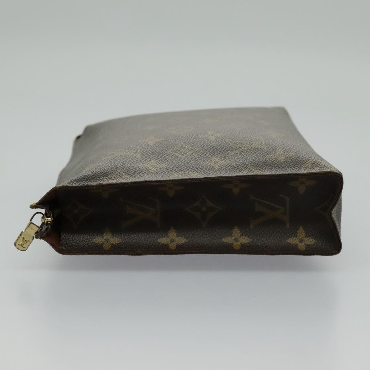 Louis Vuitton Poche Toilette Brown Canvas Clutch Bag (Pre-Owned) Size ONE SIZE - 3 Thumbnail
