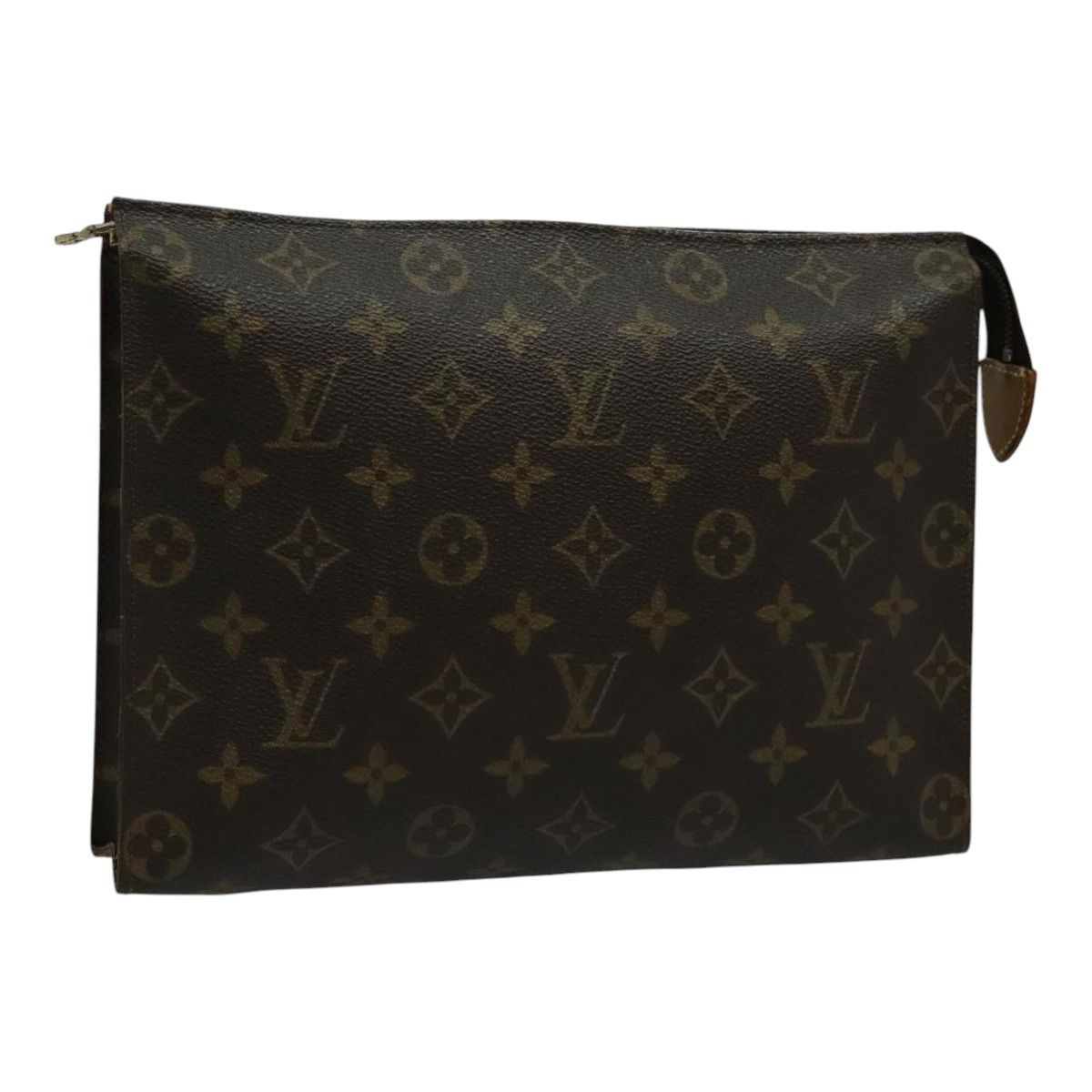 Louis Vuitton Poche Toilette Brown Canvas Clutch Bag (Pre-Owned) Size ONE SIZE - 14 Thumbnail